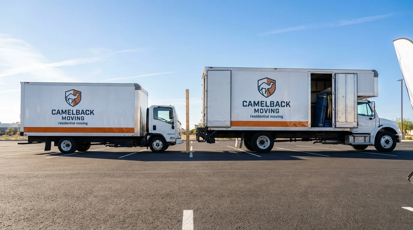 Moving truck size capacity guide in Lowellville